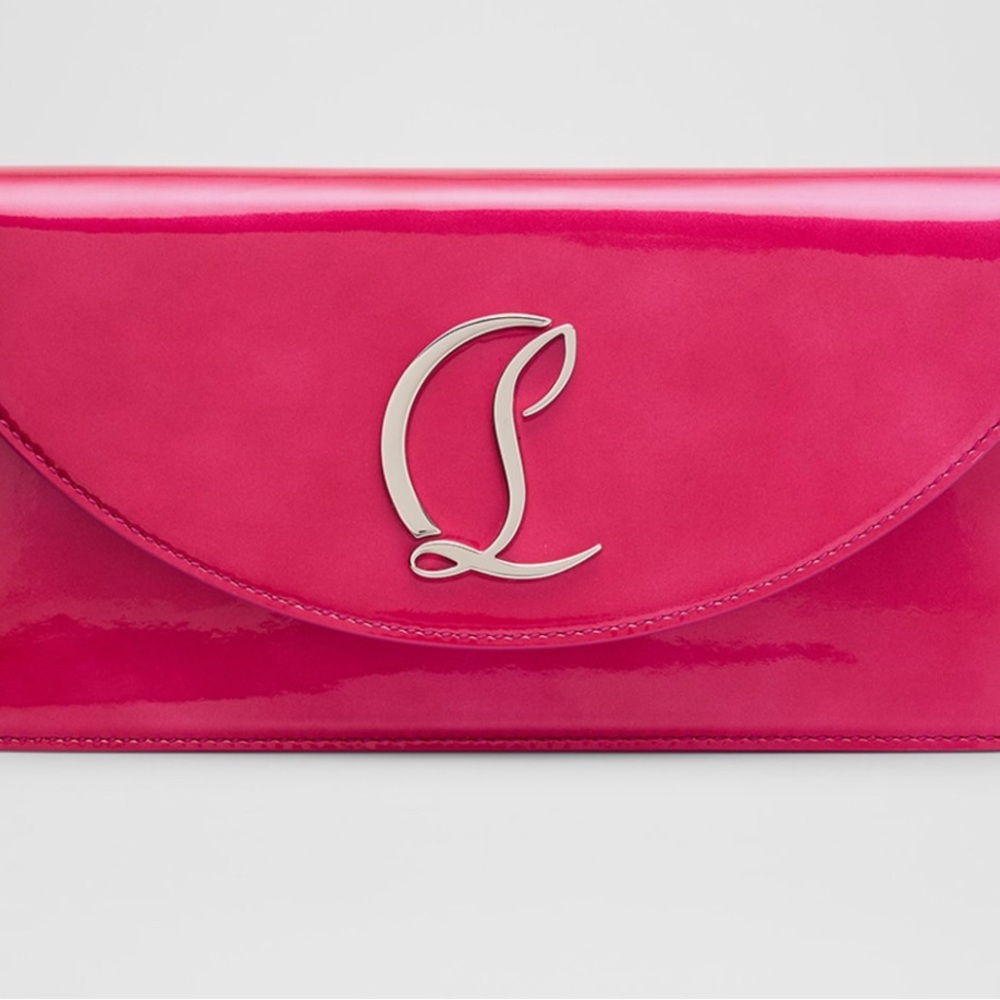 Christian Louboutin Fuchsia Clutch